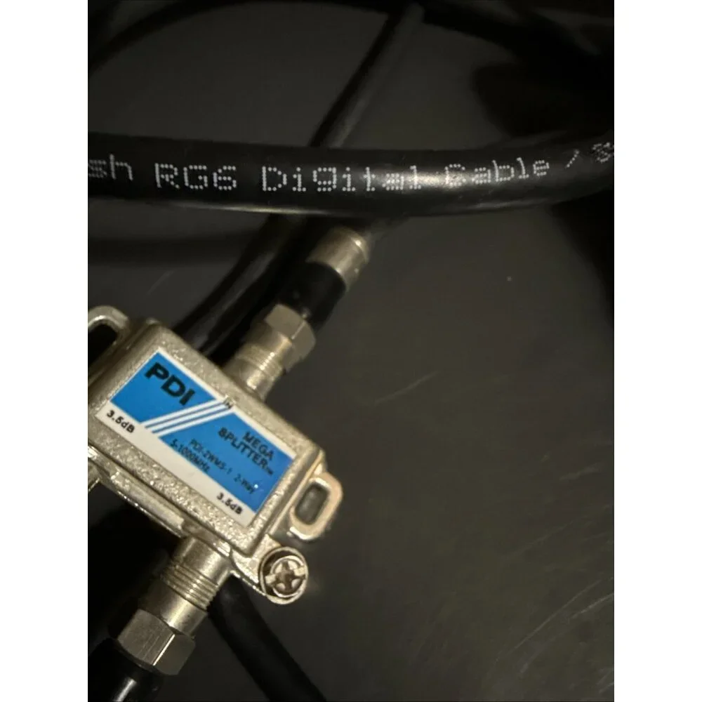 PDI Mega Splitter 2-Way Coax Splitter Dish Network & Rocketfish Digital Cables